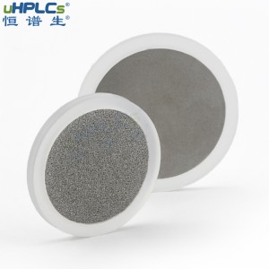 恒譜生超高壓PCTFE液相色譜耗材不銹鋼在線過濾器篩板，OD6.4*ID1.6*H1.6